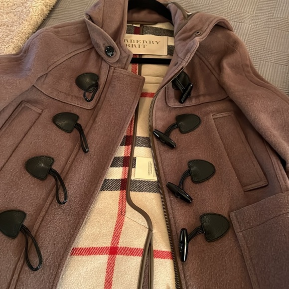 BURBERRY TOGGLE PEACOAT SIZE 4 - Picture 2 of 4